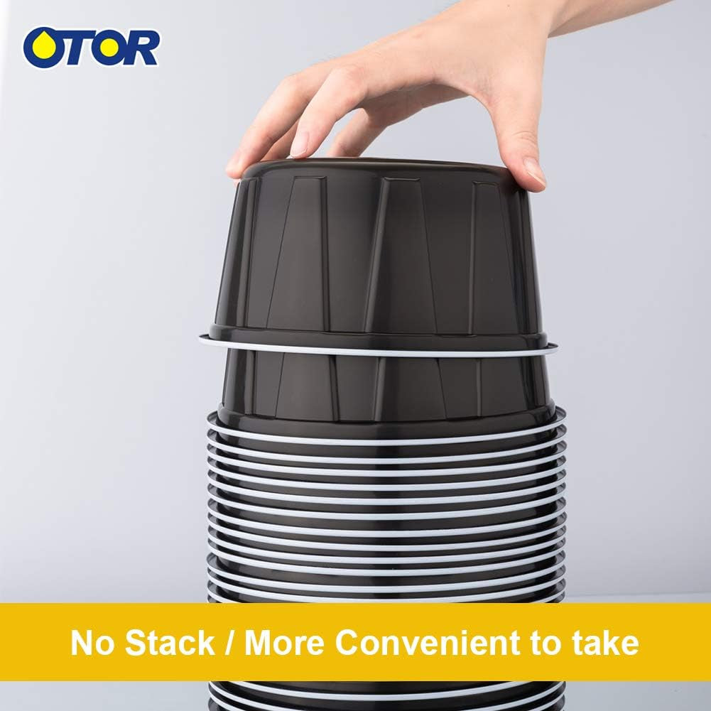 27Oz Meal Prep Food Container Sets with Airtight Lids Deli Container Bento Box Lunch Boxes Take Away Food Storage Two-Color Process Stackable Reusable BPA Free 25 Sets