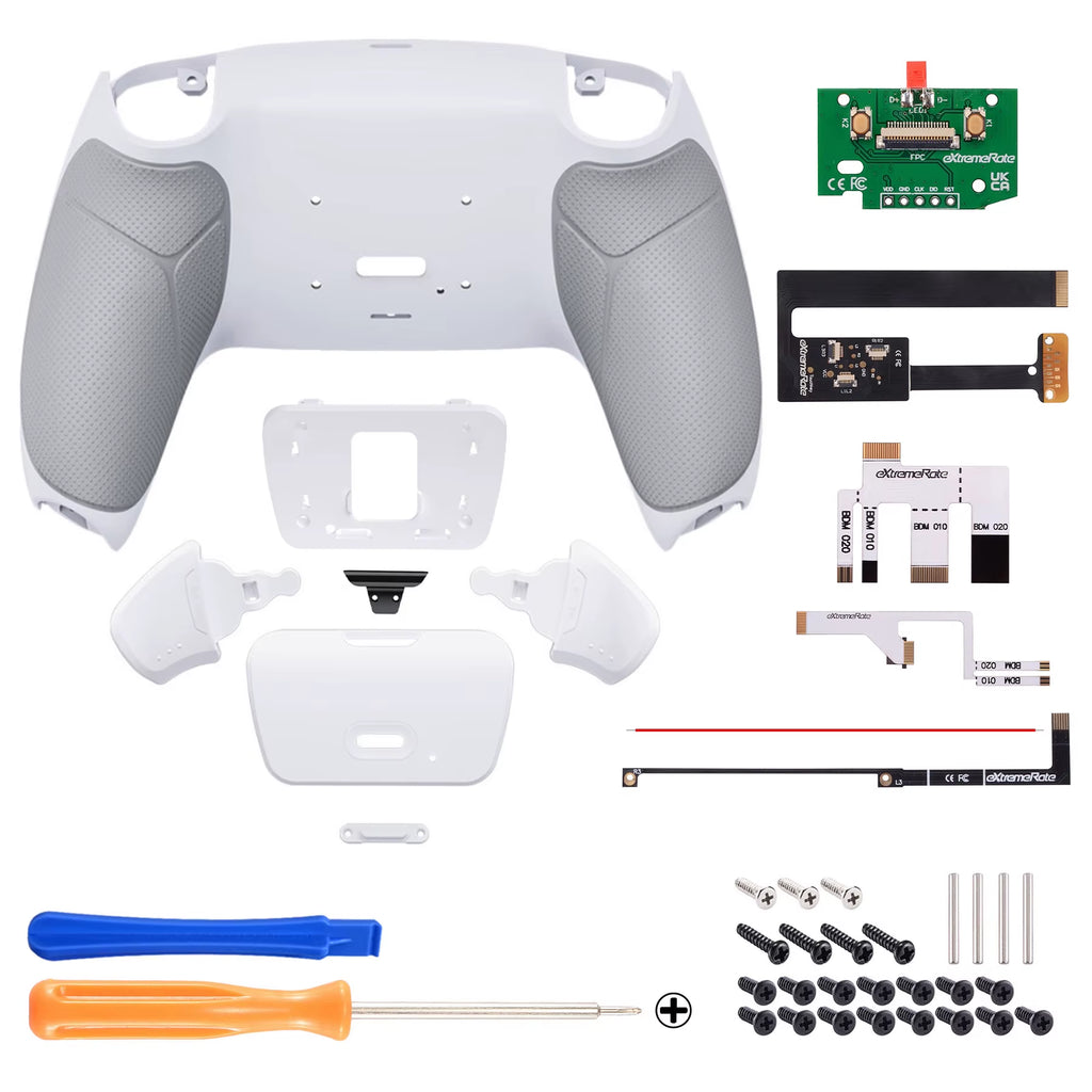 Back Paddles Remappable Rise Remap Kit for PS5 Controller BDM-010 & BDM-020, Upgrade Board Back Shell Back Buttons