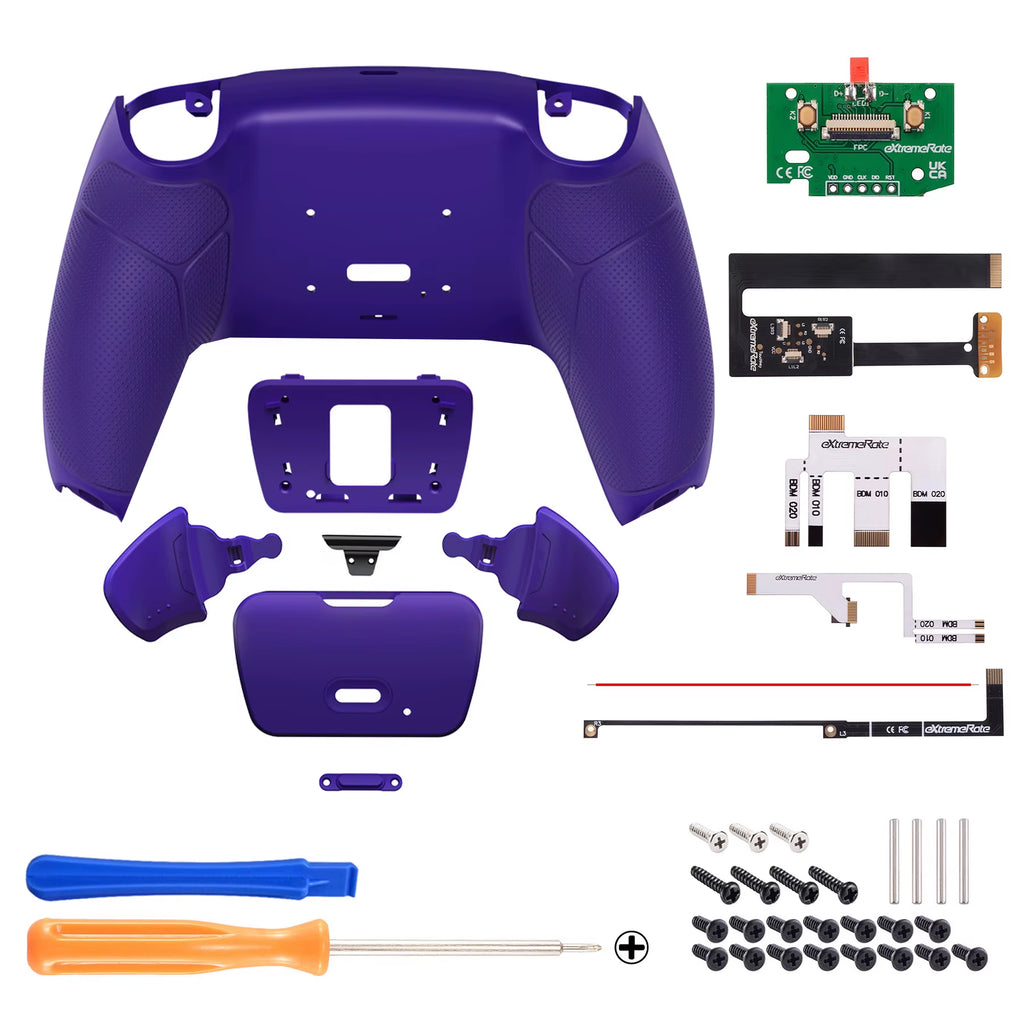 Back Paddles Remappable Rise Remap Kit for PS5 Controller BDM-010 & BDM-020, Upgrade Board Back Shell Back Buttons