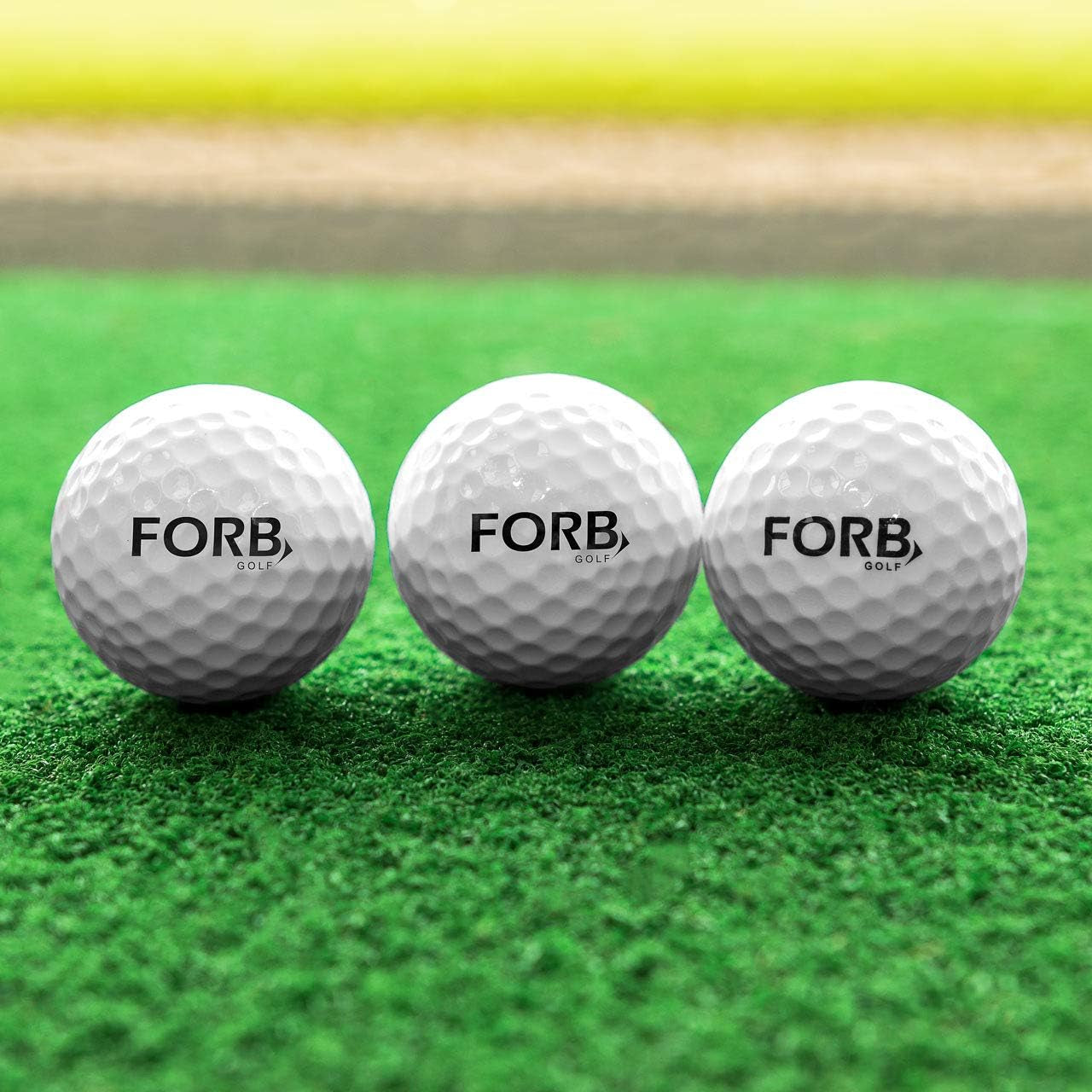FORB Range Golf Balls [Pack of 3, 12 or 288] | Driving Range Balls for Golf | Bulk Golf Balls | Driving Range Golf Balls Set | Practice Golf Balls for Range
