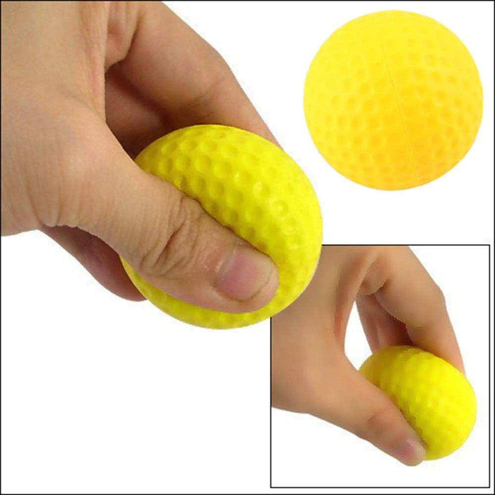 12PCS Foam Practice Golf Balls,Foam Golf Practice Balls,Practice Golf Balls,Foam Practice Golf Balls Yellow Green Orange Golf Training Balls Outdoor,Pink