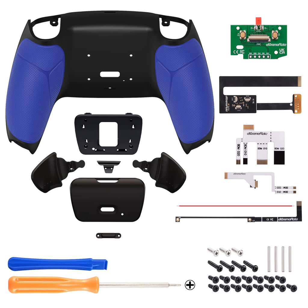 Back Paddles Remappable Rise Remap Kit for PS5 Controller BDM-010 & BDM-020, Upgrade Board Back Shell Back Buttons