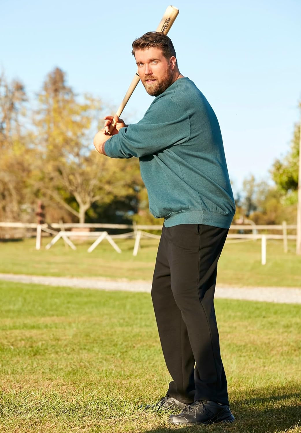 Men'S Big & Tall Fleece Crewneck Sweatshirt