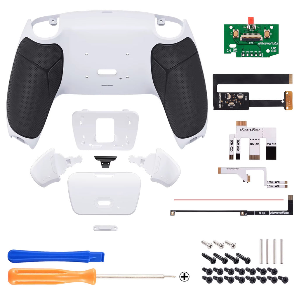 Back Paddles Remappable Rise Remap Kit for PS5 Controller BDM-010 & BDM-020, Upgrade Board Back Shell Back Buttons