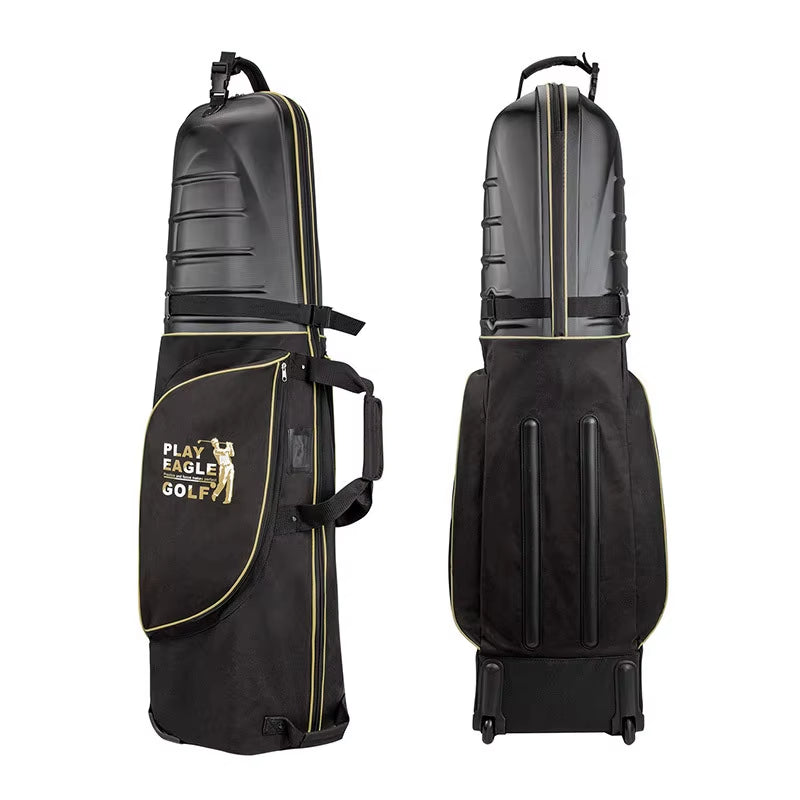 Golf Travel Bag with Wheels Folding Hard Top Golf Airplane Cover Golf Aviation Hardcase Golf Bag Golf Supplies YKB01