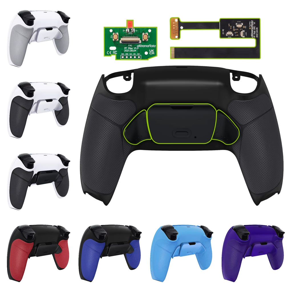 Back Paddles Remappable Rise Remap Kit for PS5 Controller BDM-010 & BDM-020, Upgrade Board Back Shell Back Buttons