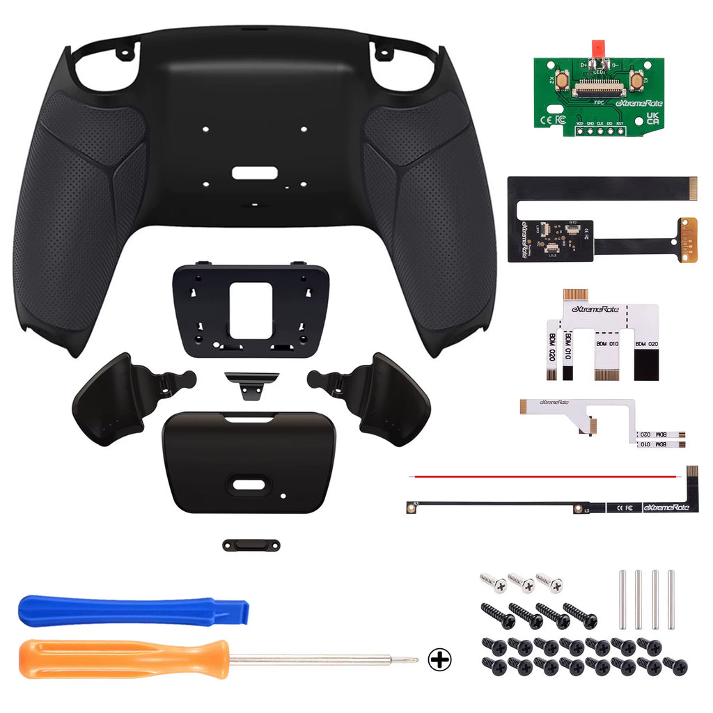 Back Paddles Remappable Rise Remap Kit for PS5 Controller BDM-010 & BDM-020, Upgrade Board Back Shell Back Buttons