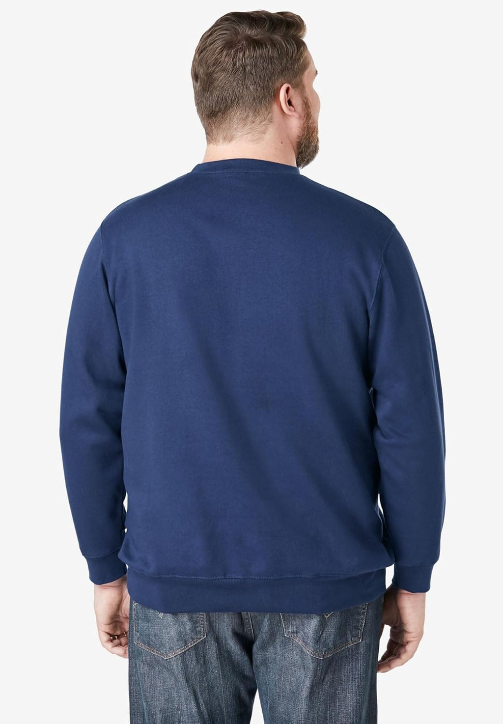 Men'S Big & Tall Fleece Crewneck Sweatshirt