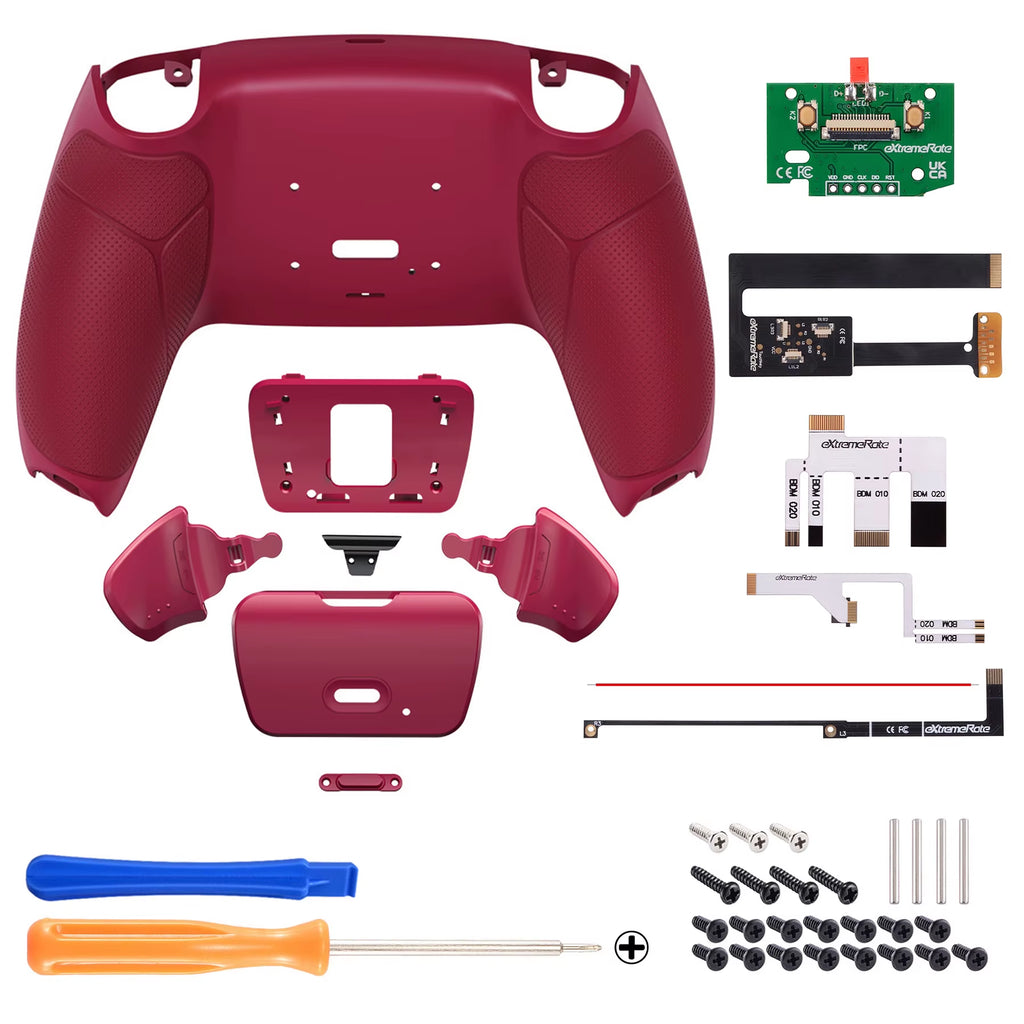 Back Paddles Remappable Rise Remap Kit for PS5 Controller BDM-010 & BDM-020, Upgrade Board Back Shell Back Buttons