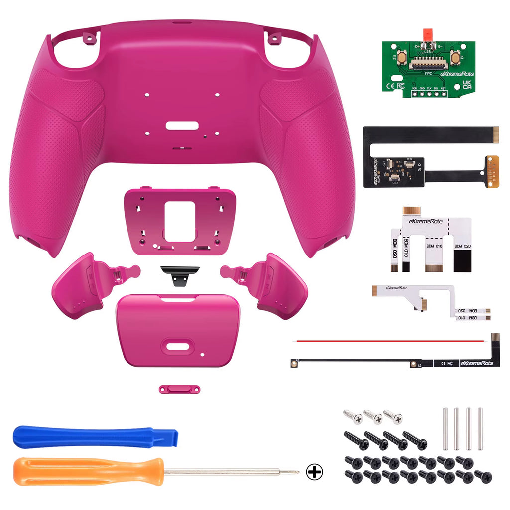 Back Paddles Remappable Rise Remap Kit for PS5 Controller BDM-010 & BDM-020, Upgrade Board Back Shell Back Buttons